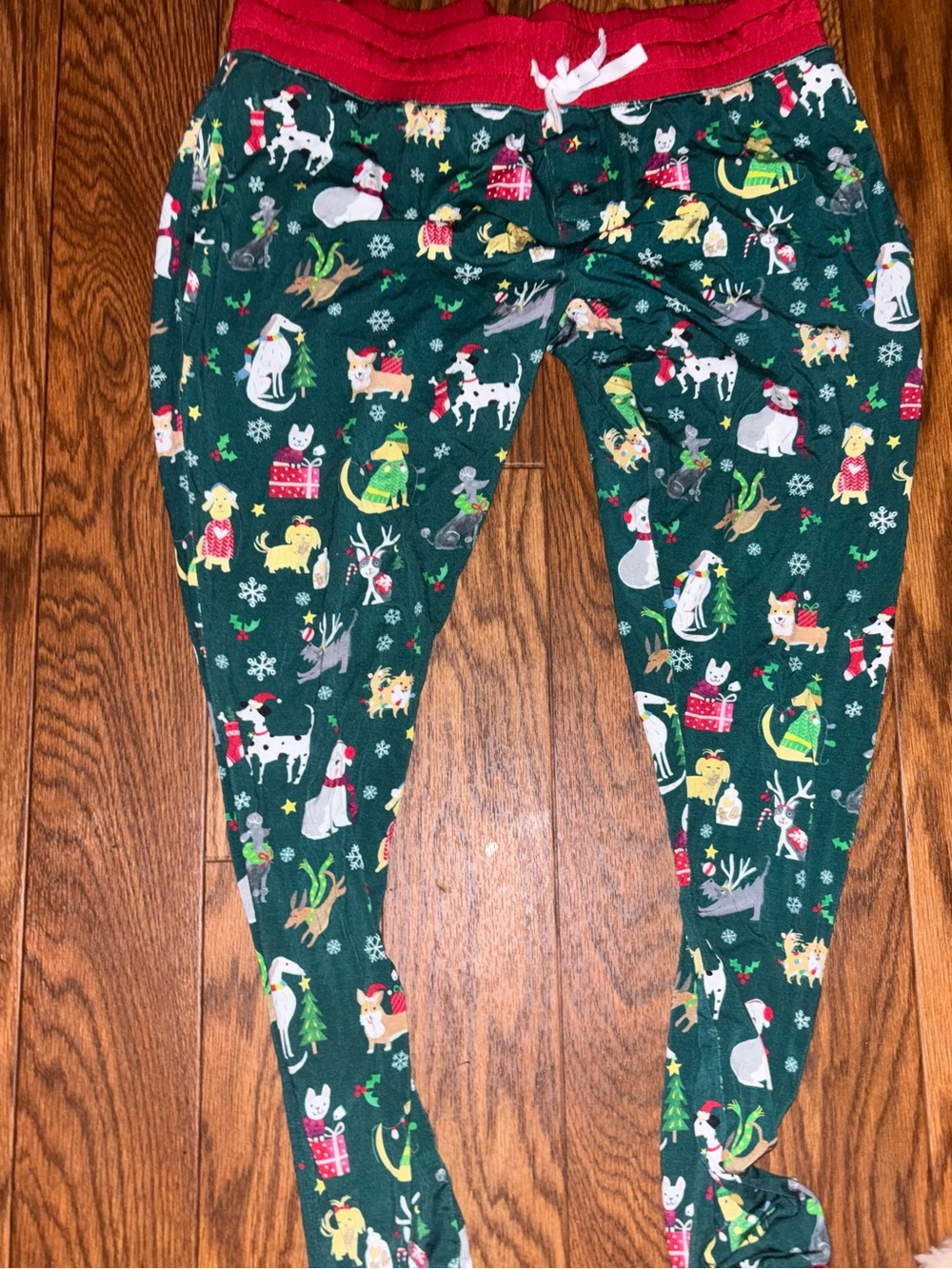 Little Sleepies Holiday Hounds Pajama Jogger Pants size small